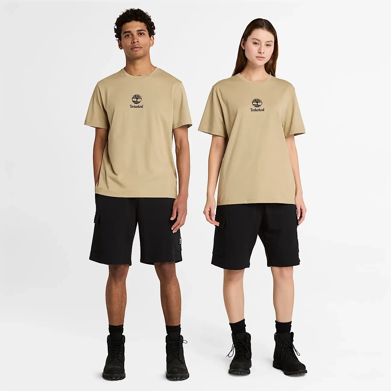Woven Badge Cargo Sweatshort