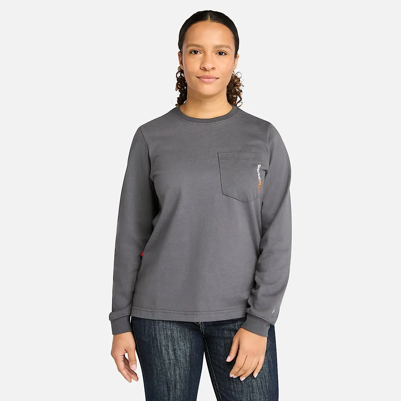 Women's Timberland PRO? Cotton Core Flame-Resistant Long-Sleeve T-Shirt