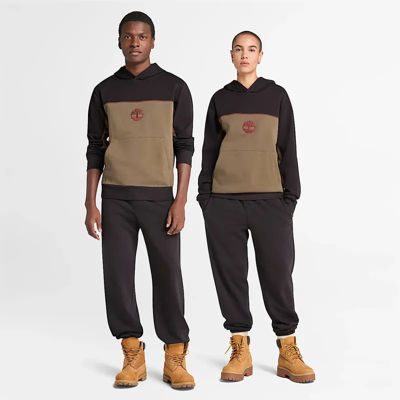 Cut-and-Sew Hoodie