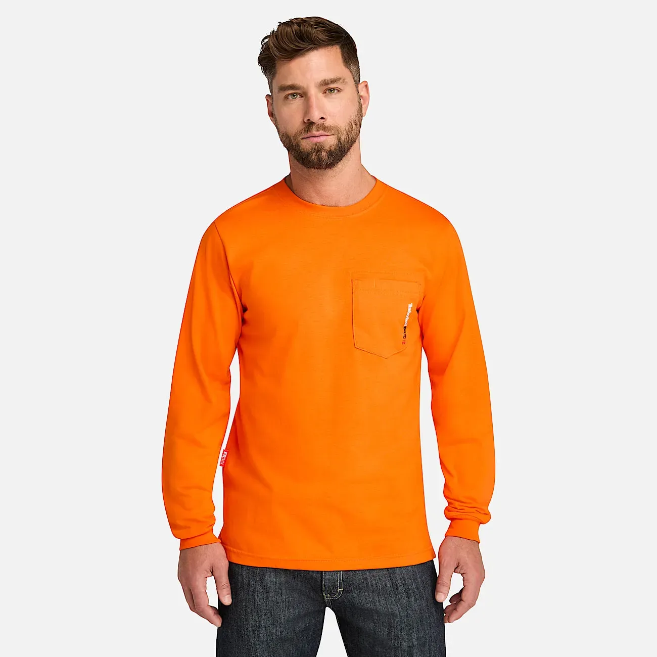 Men's Timberland PRO? Cotton Core Flame-Resistant Long-Sleeve T-Shirt